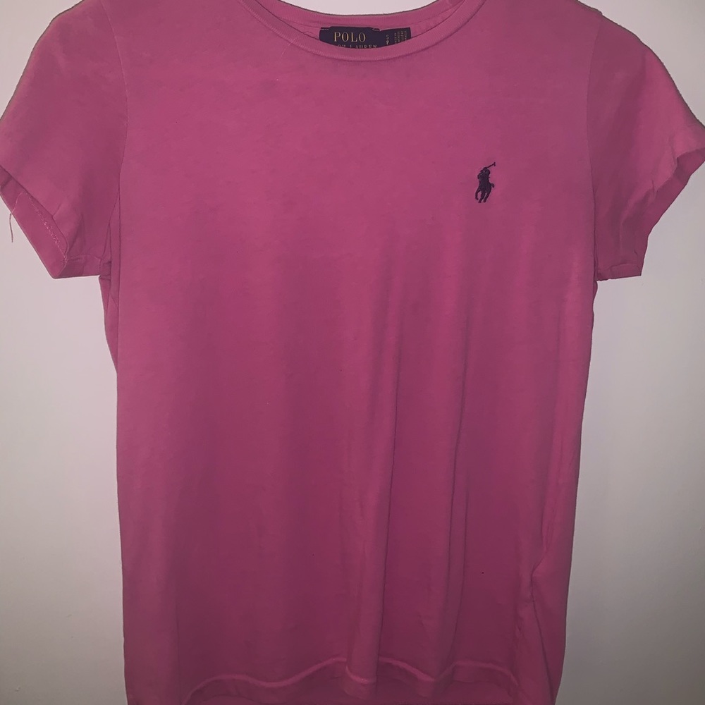 Pink Ralph Lauren shirt